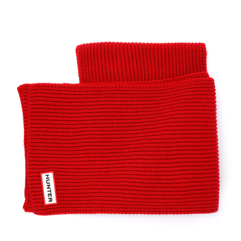 Hunter Jura Beanie Hat/Scarf Boxset Rosso Acrilico
