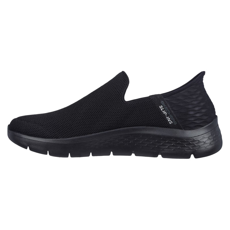 Skechers Go Walk Flex No Hands Scarpe Da Ginnastica Nere Da Uomo In Poliestere