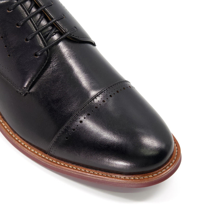 Dune Savion Scarpe Oxford Nere In Pelle Da Uomo