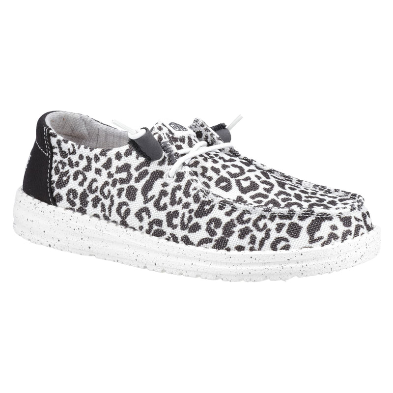HEYDUDE Wendy Leopard Mocassini Neri/Grigi Da Donna