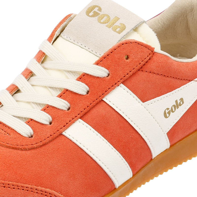 Gola Elan Sneakers In Camoscio Arancioni Da Donna