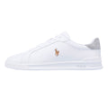 Ralph Lauren Heritage Court II Sneakers Bianche Da Uomo In Pelle