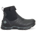 Muck Boots Apex Mid Zip Stivali In Gomma Nera/Ombra Scura.