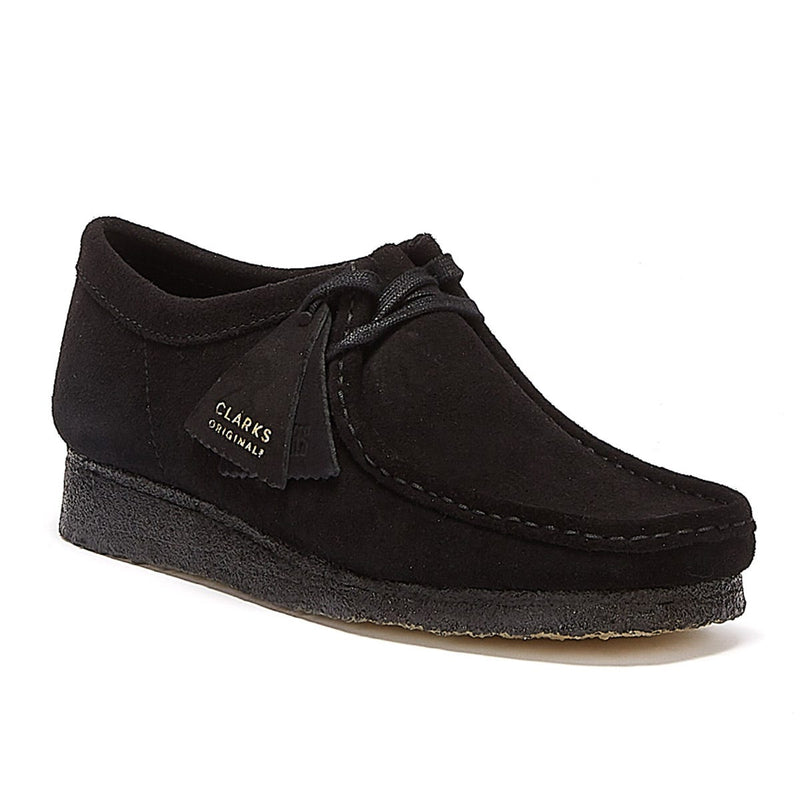 Clarks Scarpe Nere Originali Wallabee Da Uomo