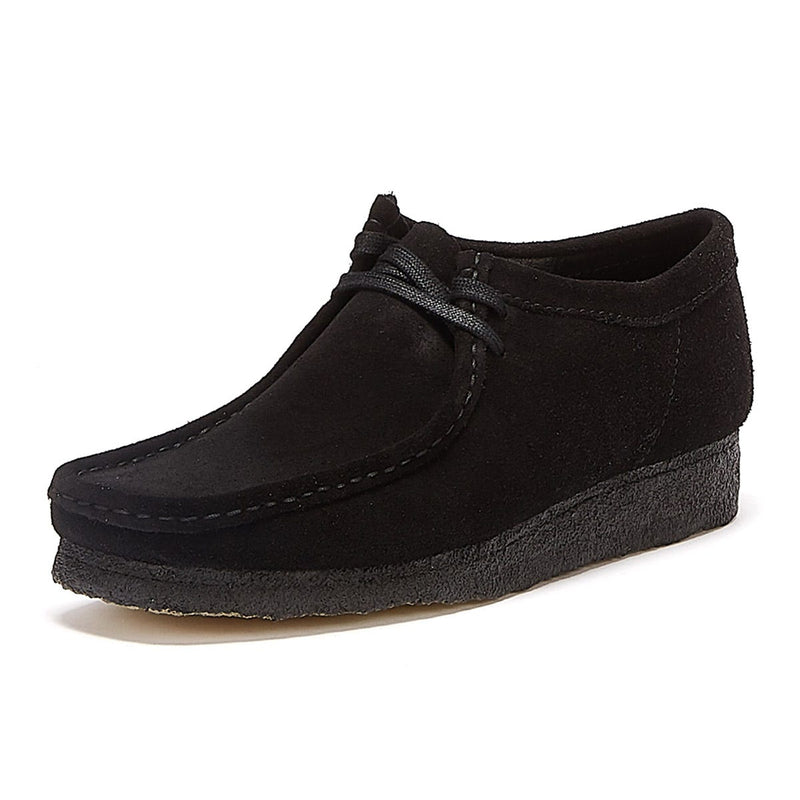 Clarks Scarpe Nere Originali Wallabee Da Uomo