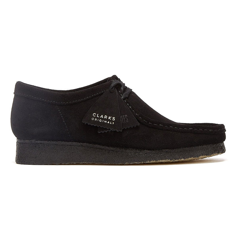 Clarks Scarpe Nere Originali Wallabee Da Uomo