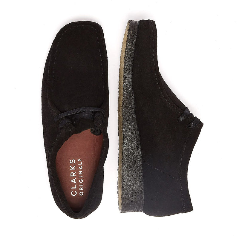 Clarks Scarpe Nere Originali Wallabee Da Uomo