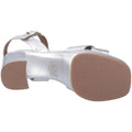 Hush Puppies Ophelia Scarpe Con Tacco Da Donna In Suede Color Argento