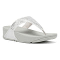 FitFlop Lulu Crystal Mix Sandali Argento Da Donna