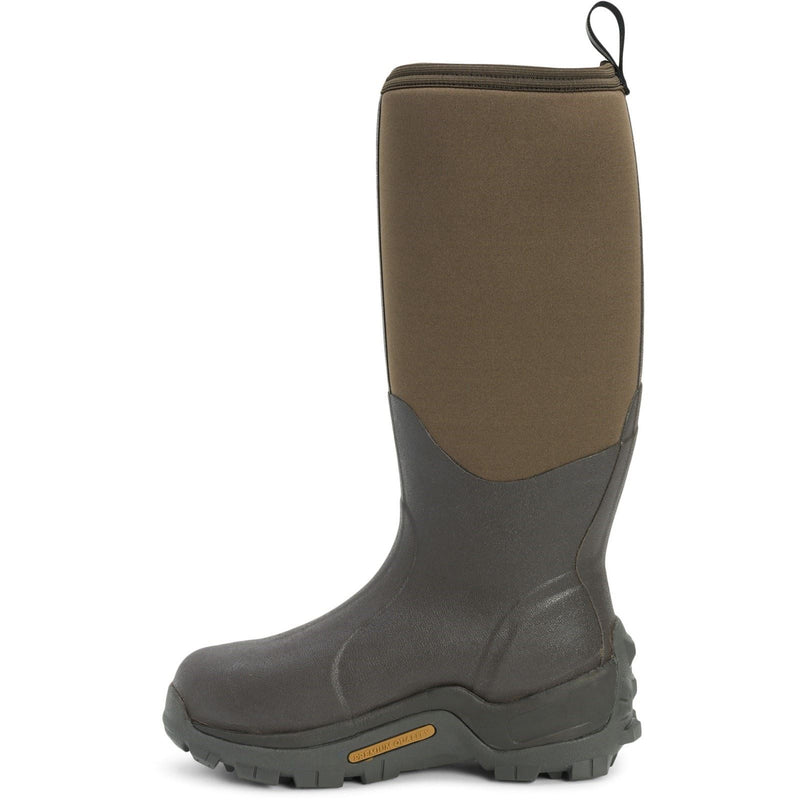 Muck Boots Wetland Stivali In Gomma Con Fodera In Finta Corteccia.