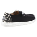 HEYDUDE Wendy Leopard Mocassini Neri/Leopardati Da Donna