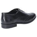 Hush Puppies Oaken Scarpe Nere In Stile Brogue In Pelle Da Uomo