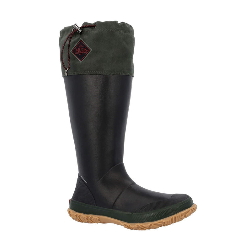 Muck Boots Forager Stivali In Gomma Neri/Verde Muschio