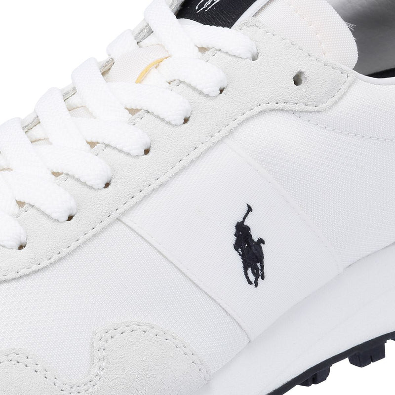 Ralph Lauren Trail 125 Sneakers Bianche Da Uomo In Pelle