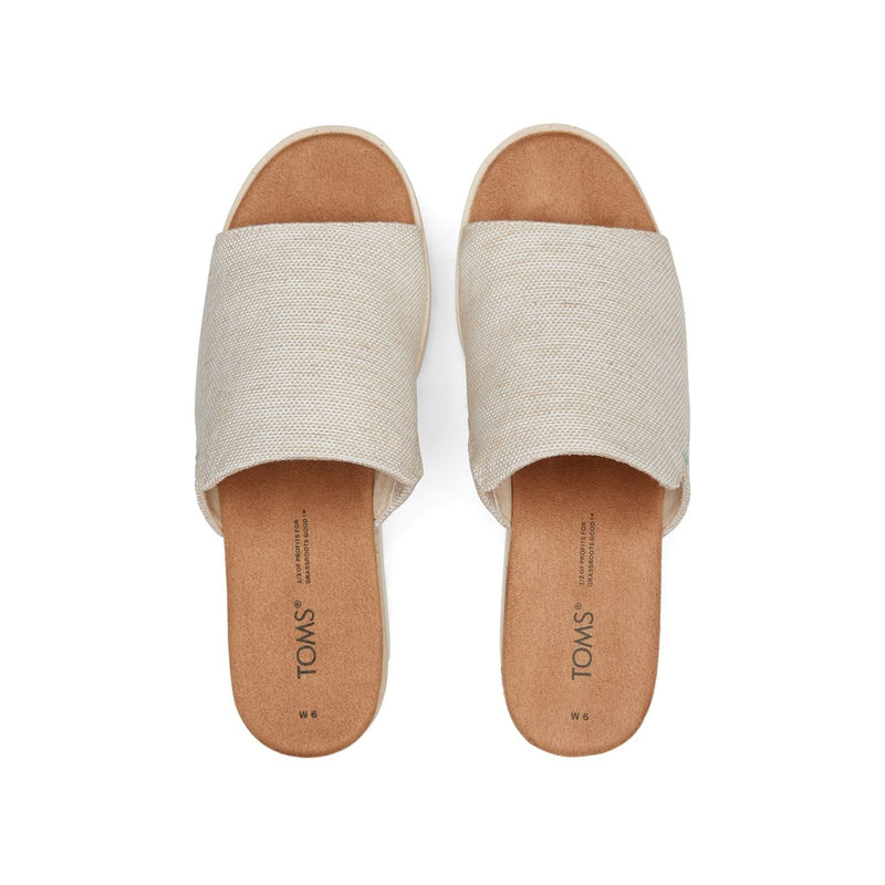 TOMS Diana Mule Zeppe Naturali Da Donna