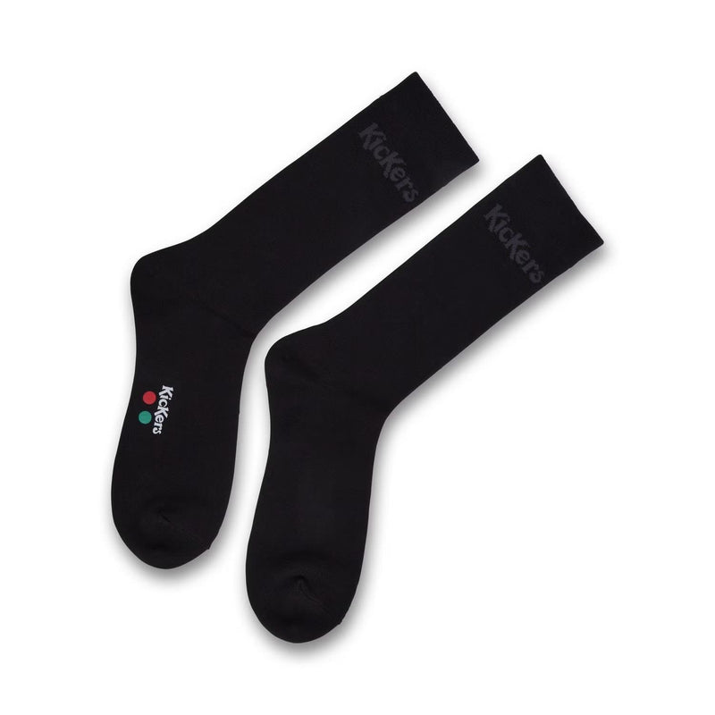 Kickers BTS Calzini Alti In Vitello Nero