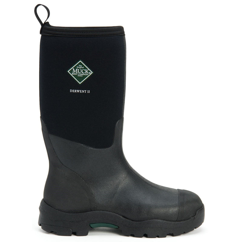 Muck Boots Derwent II Stivali In Gomma Nera Da Pioggia