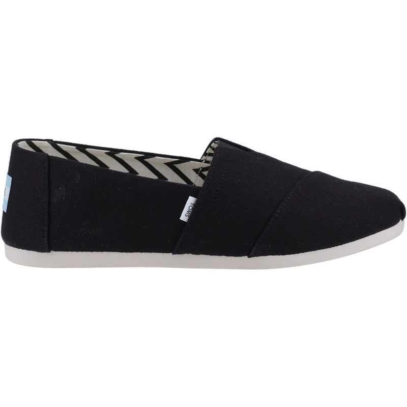 TOMS Alpargata Espadrillas Nere Da Uomo In 100% Cotone