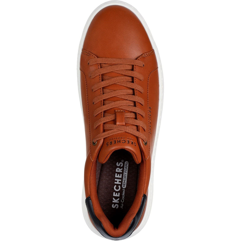 Skechers Court Break Suit Sneaker Sneakers Sintetiche Da Uomo Color Cognac