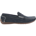 Hush Puppies Roscoe Scarpe Da Barca In Pelle Blu Scuro Da Uomo