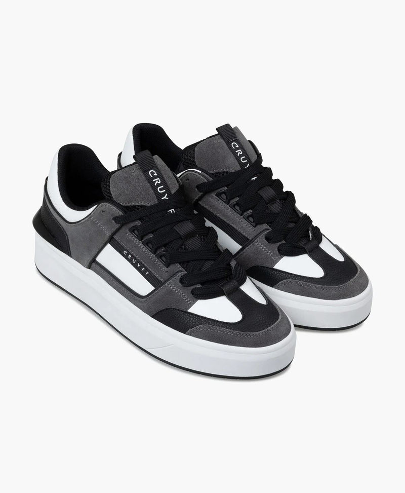 Cruyff Kickturn Sneakers Grigie In Pelle Da Uomo