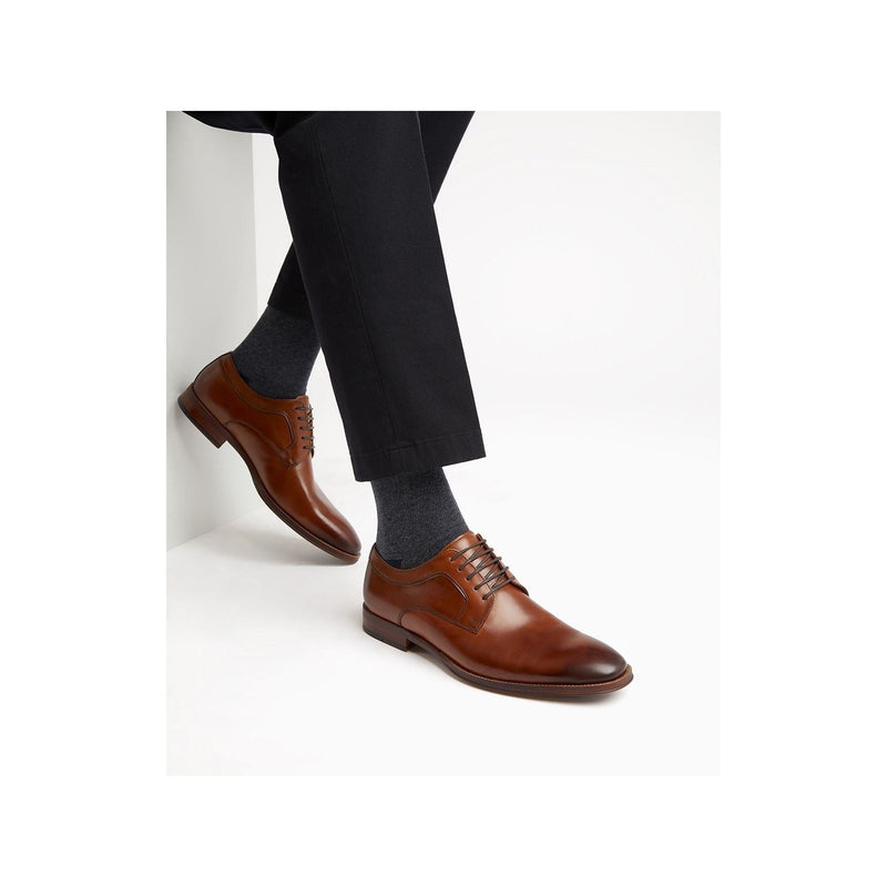 Dune Sparrows Scarpe In Pelle Marrone Oxford Da Uomo