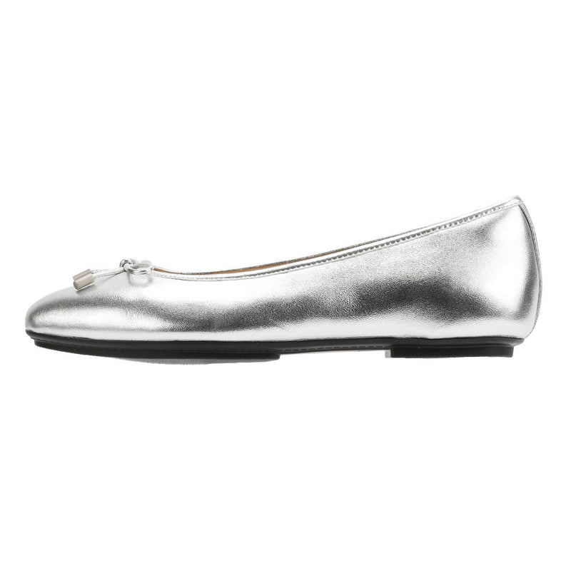 FitFlop Delicato Scarpe Piatte In Pelle Argentata Da Donna