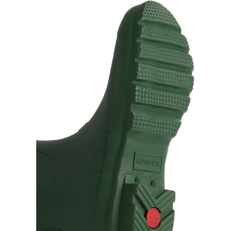 Hunter Original Tall Tartan Back Strap Stivali Di Gomma Verdi Da Donna.