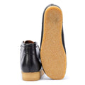 Clarks Originals Wallabee Stivali Da Uomo In Pelle Nera