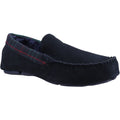 Hush Puppies Andreas Pantofole Uomo In Camoscio Blu Scuro.