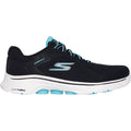 Skechers GO WALK 7 Cosmic Waves Sneakers Da Donna Nere/Turchesi In Poliestere