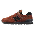 New Balance 574 Sneakers Marroni In Camoscio