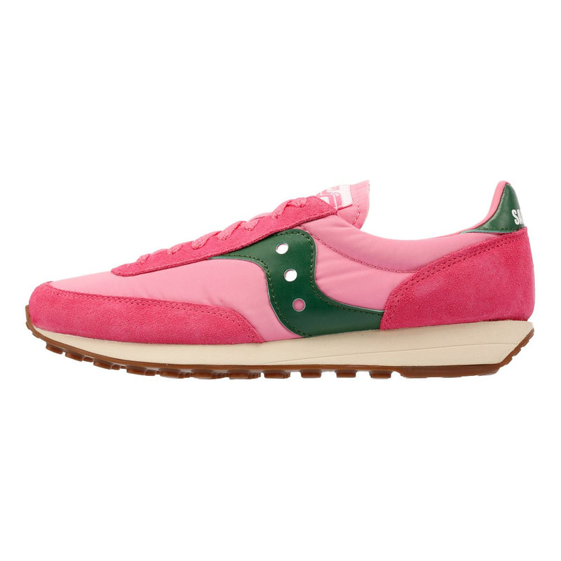 Saucony Trainer 80 Sneakers Rosa In Camoscio
