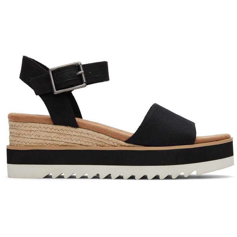 TOMS Diana Zeppe Nere Da Donna In Sintetico