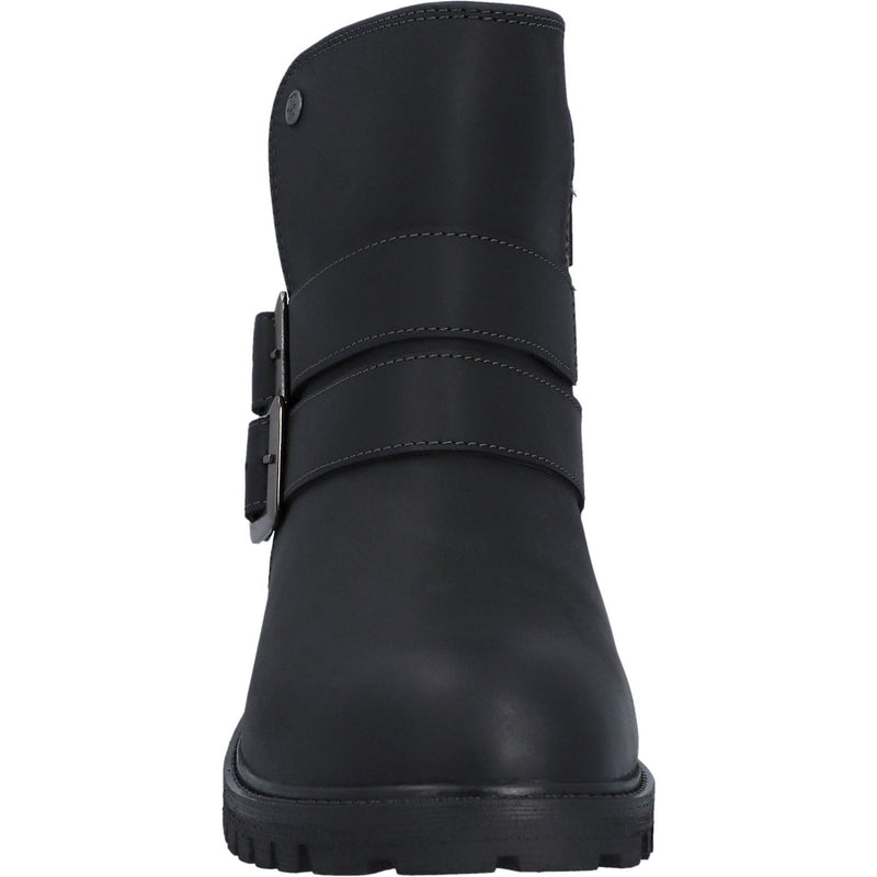 Hunter Ness Stivali Da Donna In Pelle Nera