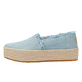 TOMS Washed Denim Valencia Espadrillas blu pastello Donna Sandalo blu