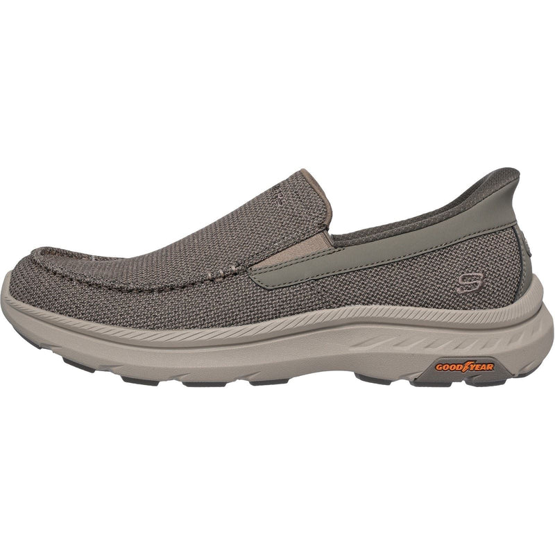 Skechers Pollard Wilfred Scarpe Da Uomo In Tessuto Color Tortora