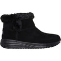 Skechers On-the-GO Stellar Cozy Step Stellare Comode Scarpe In Pelle Nera Da Donna