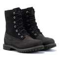 Timberland Warm Lined Waterproof Stivali Da Donna In Pelle Nera