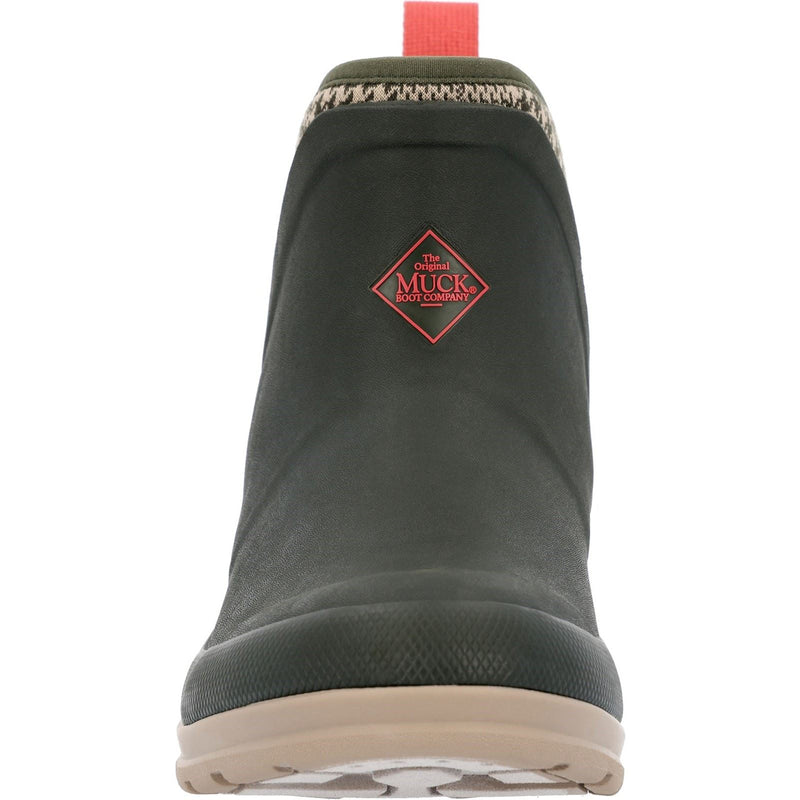 Muck Boots Originals Ankle Stivali Di Gomma Wellington Con Fodera In Lana Muschiata