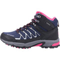 Cotswold Abbeydale Mid Stivali Da Trekking In Gomma Da Donna Blu/Nero/Fucsia