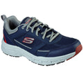 Skechers Oak Canyon Verketta Sneakers Da Uomo In Pelle Blu/Grigia