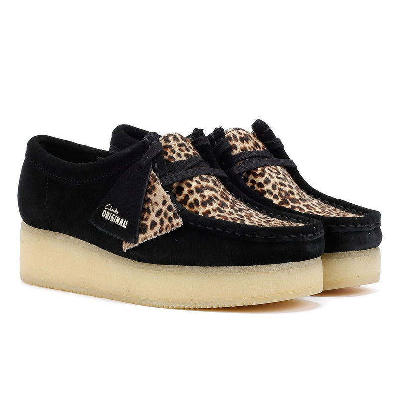 Clarks Originals Wallacraft Bee Harajuku Scarpe Nere Da Donna In Camoscio