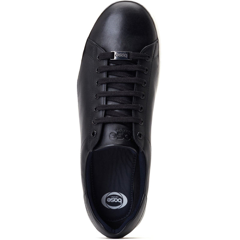 Base London Tucker Sneakers Da Uomo In Pelle Nera