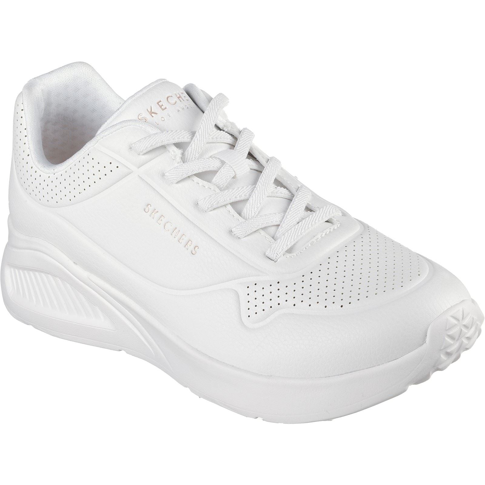 Skechers Uno Lite Lite Work Sneakers Bianche In Sintetico Da Donna