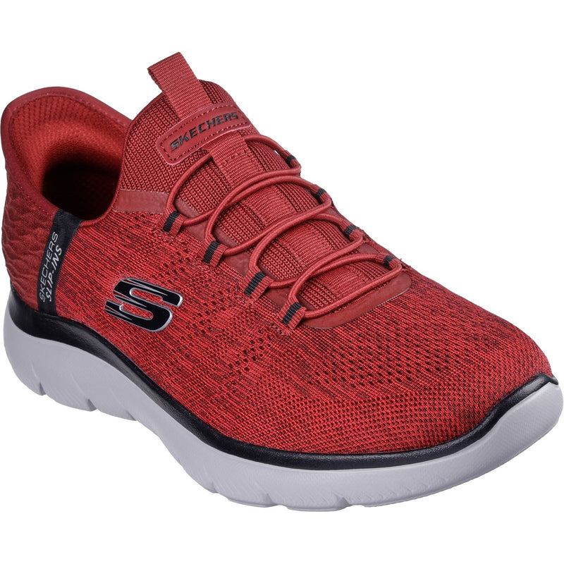 Skechers Summits Key Pace Scarpe Da Ginnastica Rosse/Neri Da Uomo