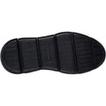 Skechers Garza Sully Scarpe Stringate In Pelle Da Uomo Nere