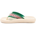 Rocket Dog Spotlight Madison Sandali Da Donna In Cotone Verde/Multicolore