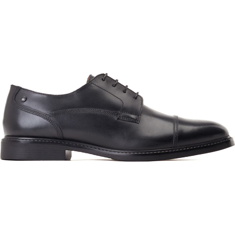 Base London Magnus Scarpe Oxford Nere In Pelle Da Uomo