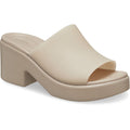 Crocs Brooklyn Slide Heel Sandali Da Donna Color Taupe
